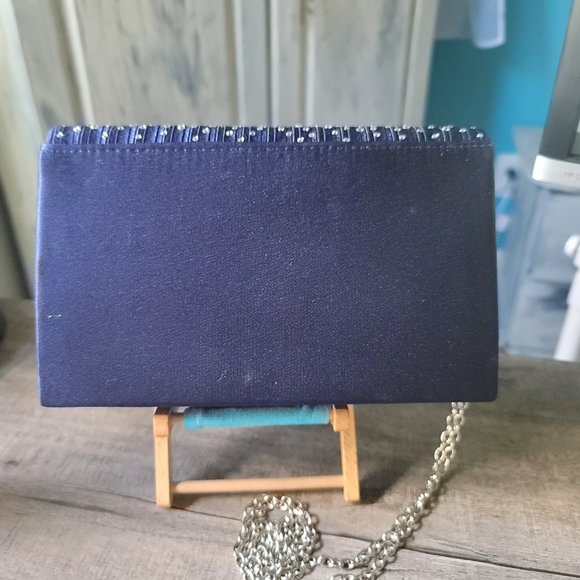 CROSSBODY Evening/Wedding Rhinestone Clutch - Picture 2 of 3